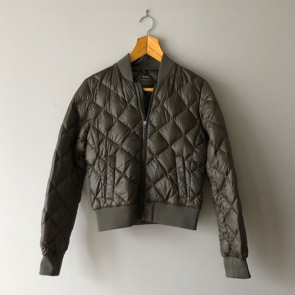 Aritzia TNA League bomber jacket